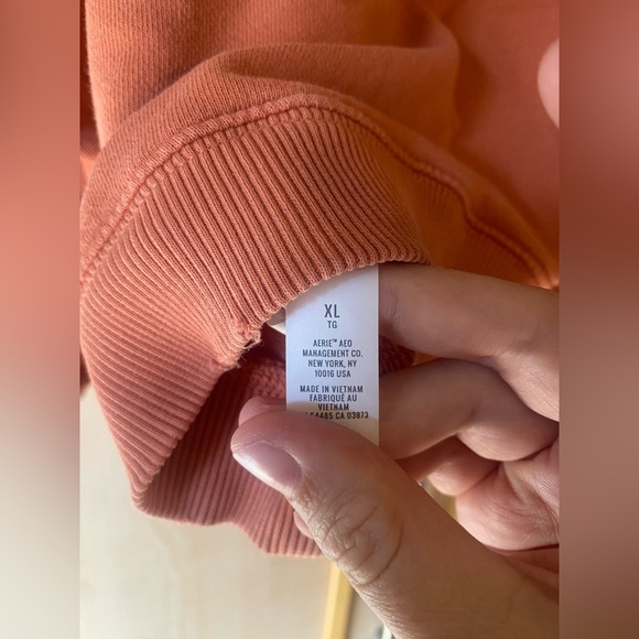 Aerie Oversized Down to Earth Quarter Zip Sweater Size XL - Picture 9 of 11